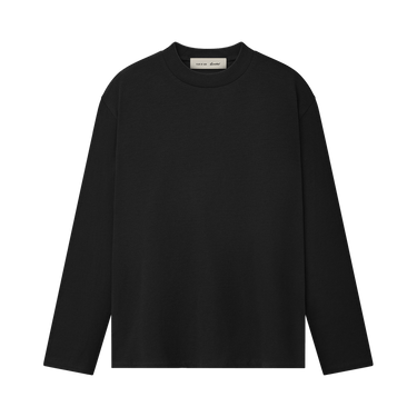 Fear of God Essentials Lightweight Signature Classic Long-Sleeve Tee 'Vintage Black'