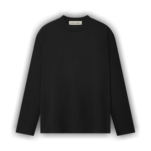 Fear of God Essentials Lightweight Signature Classic Long-Sleeve Tee 'Vintage Black'