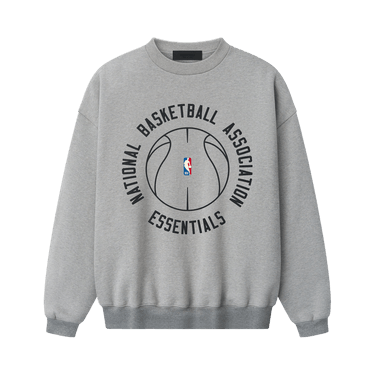 Fear of God Essentials NBA x Barkley Hendricks 90s Crewneck 'Concrete Heather'