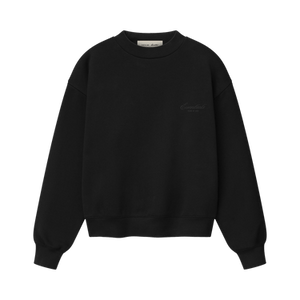 Fear of God Essentials Signature Classic Crewneck Sweatshirt 'Vintage Black'