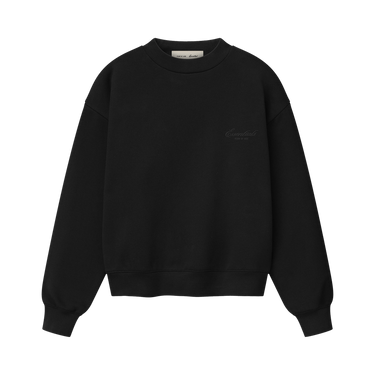 Fear of God Essentials Signature Classic Crewneck Sweatshirt 'Vintage Black'