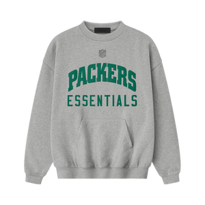 Fear of God Essentials Packers Sport Crewneck 'Concrete Heather'