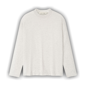 Fear of God Essentials Signature Classic Long-Sleeve Tee 'Oatmeal Heather'