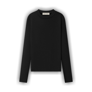 Fear of God Essentials Rib Fitted Long Sleeve Tee 'Vintage Black'