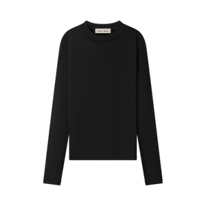 Fear of God Essentials Rib Fitted Long Sleeve Tee 'Vintage Black'