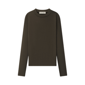 Fear of God Essentials Rib Fitted Long-Sleeve Tee 'Brown'