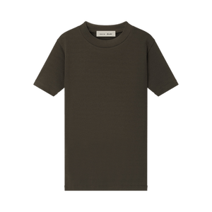 Fear of God Essentials Rib Fitted Short Sleeve Tee 'Brown'