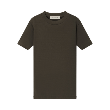 Fear of God Essentials Rib Fitted Short Sleeve Tee 'Brown'