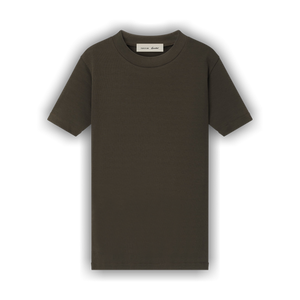 Fear of God Essentials Rib Fitted Short Sleeve Tee 'Brown'
