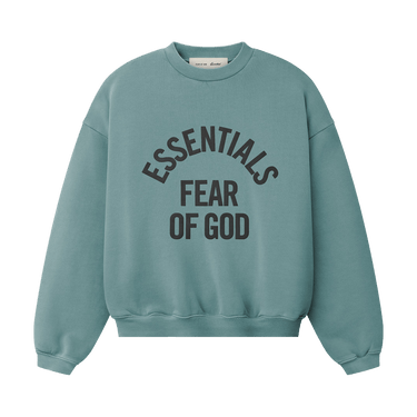 Fear of God Essentials Campus 90s Crewneck Sweatshirt 'Faded Coastal'
