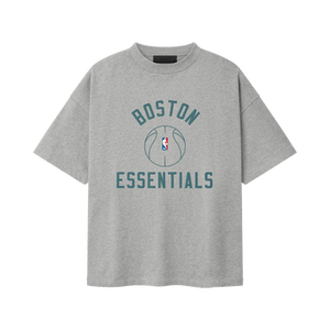 Fear of God Essentials Celtics x Barkley Hendricks 90s Tee 'Concrete Heather'