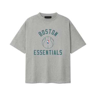 Fear of God Essentials Celtics x Barkley Hendricks 90s Tee 'Concrete Heather'