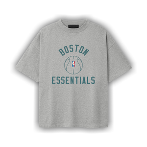 Fear of God Essentials Celtics x Barkley Hendricks 90s Tee 'Concrete Heather'