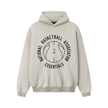 Fear of God Essentials NBA x Barkley Hendricks 90s Hoodie 'Heather Stone W/ Heather Rib'