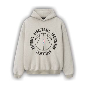 Fear of God Essentials NBA x Barkley Hendricks 90s Hoodie 'Heather Stone W/ Heather Rib'