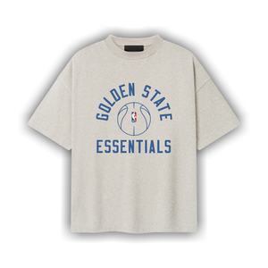 Fear of God Essentials Warriors x Barkley Hendricks 90s Tee 'Heather Stone'