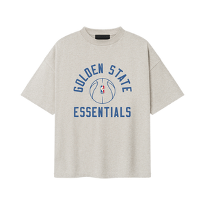 Fear of God Essentials Warriors x Barkley Hendricks 90s Tee 'Heather Stone'