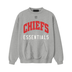 Fear of God Essentials Chiefs Sport Crewneck 'Concrete Heather'