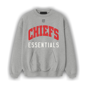 Fear of God Essentials Chiefs Sport Crewneck 'Concrete Heather'