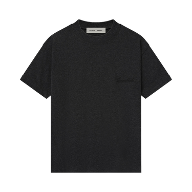 Fear of God Essentials Embroidered Essential Tee 'Vintage Black'