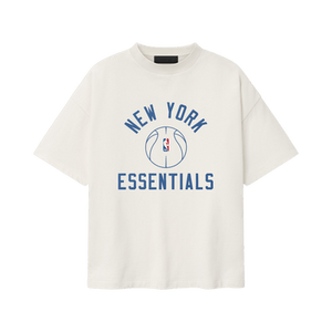 Fear of God Essentials Knicks x Barkley Hendricks 90s Tee 'Ivory'