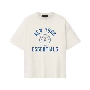 Fear of God Essentials Knicks x Barkley Hendricks 90s Tee 'Ivory'