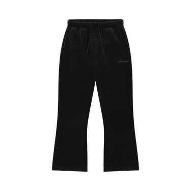 Fear of God Essentials Velour Flare Sweatpant 'Vintage Black'