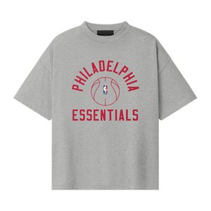 Fear of God Essentials Sixers x Barkley Hendricks 90s Tee 'Concrete Heather'