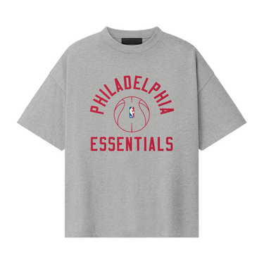 Fear of God Essentials Sixers x Barkley Hendricks 90s Tee 'Concrete Heather'