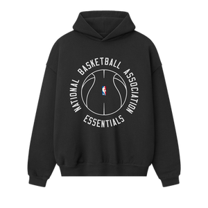 Fear of God Essentials NBA x Barkley Hendricks 90s Hoodie 'Faded Black'