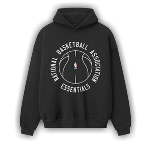 Fear of God Essentials NBA x Barkley Hendricks 90s Hoodie 'Faded Black'