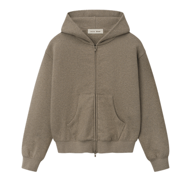 Fear of God Essentials Classic Full Zip Hoodie 'Homestead Heather'