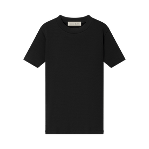Fear of God Essentials Rib Fitted Short Sleeve Tee 'Vintage Black'