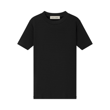 Fear of God Essentials Rib Fitted Short Sleeve Tee 'Vintage Black'