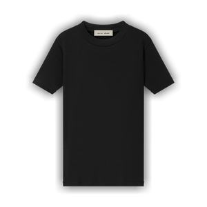 Fear of God Essentials Rib Fitted Short Sleeve Tee 'Vintage Black'