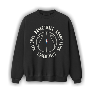 Fear of God Essentials NBA x Barkley Hendricks 90s Crewneck 'Faded Black'