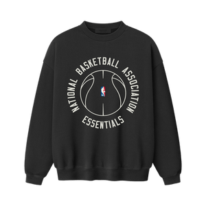 Fear of God Essentials NBA x Barkley Hendricks 90s Crewneck 'Faded Black'