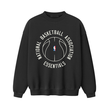 Fear of God Essentials NBA x Barkley Hendricks 90s Crewneck 'Faded Black'