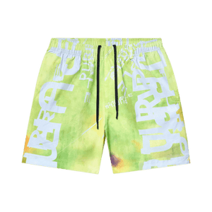 PURPLE BRAND All Round Shorts 'Green/White'