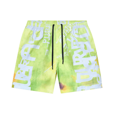 PURPLE BRAND All Round Shorts 'Green/White'