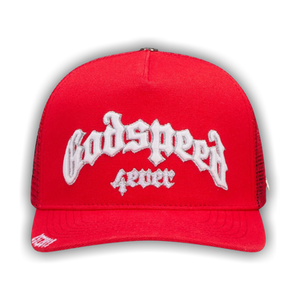 Godspeed Forever Trucker Hat 'Cherry'