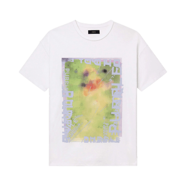 PURPLE BRAND Textured Inside Out Tee 'White'