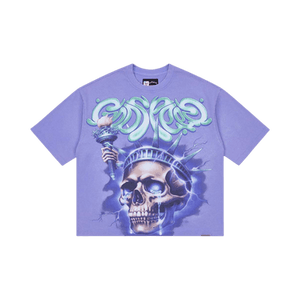Godspeed Liberty Tears T-Shirt 'Purple Wash'
