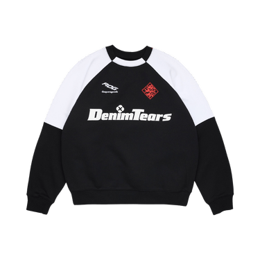 Denim Tears Dt Sport Color Blocked Crewneck 'Black'