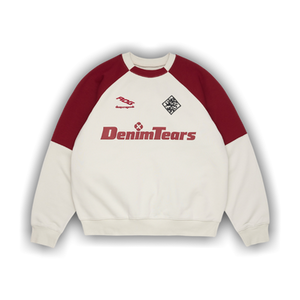 Denim Tears DT Sport Color Blocked Crewneck 'Grey'
