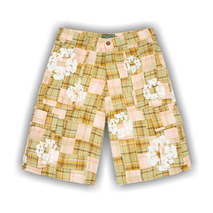 Denim Tears Cotton Wreath Cargo Short Madras 'Multicolor'