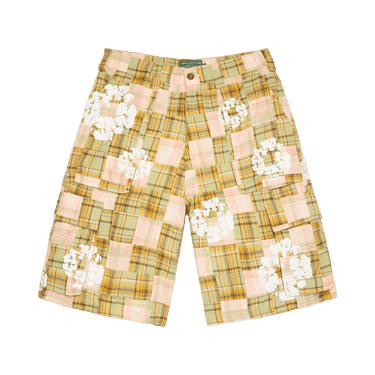 Denim Tears Cotton Wreath Cargo Short Madras 'Multicolor'