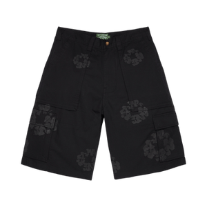 Denim Tears Mono Wreath Cargo Short 'Black'
