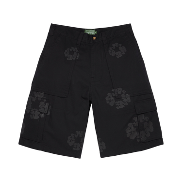 Denim Tears Mono Wreath Cargo Short 'Black'