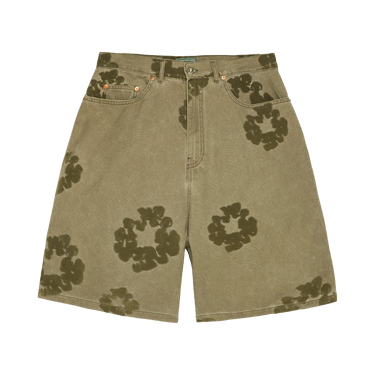 Denim Tears Cotton Wreath Flocked Short 'Khaki'